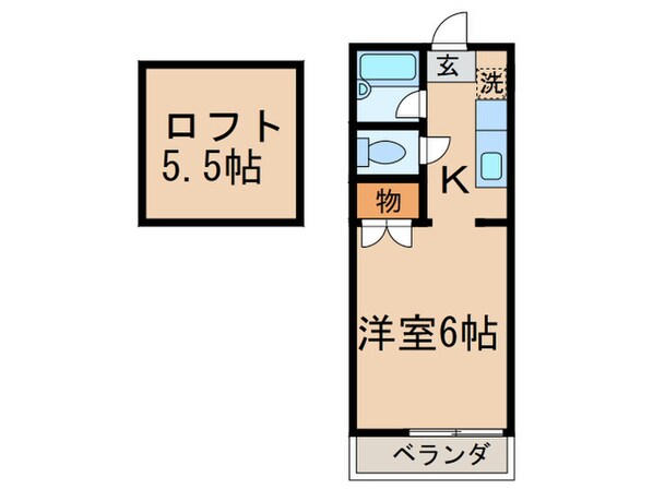 ファーボ藤原の物件間取画像